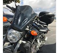 Lorababer Motorcycle Accessories Front Fairing Windshield Windscreen Screen Shield with Mounting Bracket Compatible with Y-amaha MT07 FZ-07 MT 07 FZ07 2013-2017 2014 2015 2016 (Smoke)