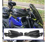 Lorababer Motorcycle Black Handguard Handlebar Hand Brush Hand Guard Protector Windshield Deflector Compatible with K-awasaki Z900 Z 900 Z-900 Y-amaha MT07 MT-07 FZ07 MT09 FZ09 MT-09 XSR900 XSR700