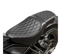 Lorababer Motorcycle Complete Seat Cushion Pad Cover Fit for Rebel CMX 1100 CMX1100 2021-2025 Passenger Driver One-Piece Pillion Pressure Relief (Gloss Black)