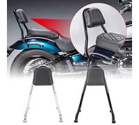 Lorababer Motorcycle Detachable Sissy Bar Rear Passenger Backrest Replacement Compatible with B.M.W R18 R 18 R-18 2020 2021 2022 2023 Back Rest Cushion Rear Seat Pad (Black)