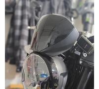 Lorababer Motorcycle Front Screen Visor Protector New Windshield Flyscreen Wind Deflector Windscreen Fairing Cover Compatible with T-riumph Trident 660 2021 2022 2023 (Black)