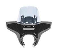Lorababer Motorcycle Larger Headlight Fairing Mask Cover Windshield Windscreen Compatible with H-onda Rebel CMX1100 CMX 1100 2021 2022 2023 2024 Headlamp Guard Wind Deflector (Light Smoke with Black)