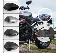 Lorababer Motorcycle Rear Seat Cowl Passenger Seat Cover Tail Pillion Solo Seat Hump Cover Fairing Part Compatible with T-riumph Street Triple RS 765 2017 2018 2019 Motorbike Accessories (Gray)