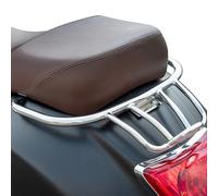 Lorababer Motorcycle Rear Sports Luggage Rack Shelf Hand Rail Armrest Compatible with P.iaggio Vespa GTS300 GTS250 GTV300 GTS 300 250 GTV 300 2008-2022 Cargo Carrier Bracket (Chrome)
