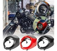 Lorababer Motorcycle Rebel500 Rebel300 Mask Windshield Headlight Fairing Windscreen Wind Visor Guard for H.onda Rebel CMX500 CM500 CMX300 CMX 300 500 CM 500 2020 2021 2022 2023 2024(Carbon Fiber Look)