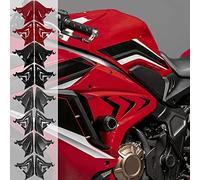 Lorababer Motorcycle Side Frame Panel Cover Fairing Compatible with H-onda CBR650R CBR 650 R CBR 650R CBR-650-R 2019 2020 2021 2022 Front Side Panel Bodywork Frame Guard Protector (Matte Black-hollow)