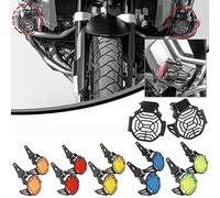 Lorababer Motorcycle Spotlight Cover Fog Light Protector Lamp Grille Guard Cover Compatible with B.M.W R1250GS R 1250 GS Adv F850GS F 850 GS F-850-GS R1200GS R 1200 GS R-1200-GS ADV LC (Blue)
