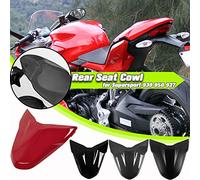 Lorababer Motorcycle Tail Section Hump Rear Passenger Seat Cowl Cover Compatible with D-ucati Supersport SUPERSPORT 939 950 937 All Year Hard ABS Pillion Solo Fairing Cover (Red)