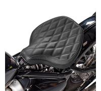 Lorababer Motorcycle Vintage Front Driver Cushion Solo Seat Pad Cover Compatible with T.riumph Bonneville Bobber 2017 2018 2019 2020 2021 2022 2023 Pressure Relief Ride Touring Saddle (Black-style 2)