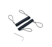 LORADAR Detachable Reusable Retractable Tether Strap - Tool-Free Dual-Loop System, 80lb 5ft, Anti-Loss Safety Design - Secure Your Gear, No More Lost Hardware! (2Pack, 5 Ft)
