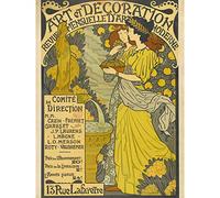 Lorain Decoration Magazine Nouveau French Advert Large Print Poster Wall Art Decor Picture
