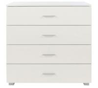 Lorain White 4 Drawer Chest