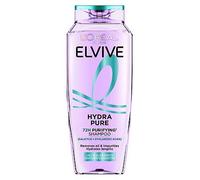 LOral Paris Elvive Hydra Pure 72H Purifying Shampoo, for Oily Scalp & Dehydrated Lengths, 400ml