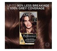 L'Oreal Paris Preference Hair Dye, Permanent Hair Colour, 4.15 Caracas