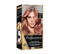 L'Oral Paris Preference 7.23 Dark Rose Gold, Rich Luminous Fade-Defying Permanent Colour