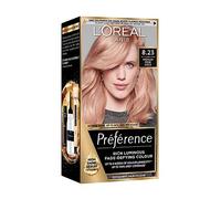 L'Oral Paris Preference 8.23 Medium Rose Gold, Rich Luminous Fade-Defying Permanent Colour