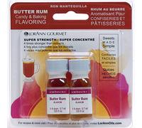 Lorann Oils Candy & Baking Flavoring .125oz 2/Pkg-Butter Rum