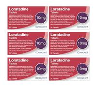 Loratadine 10mg Tablets - 6 Month Supply - Hayfever & Allergy Relief - (30x6) GSL