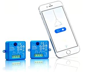 LoraTap Mini Smart WiFi Switch, 2pcs Wireless Relay Switch Timer Remote Control with Phone App iOS Android, Compatible with Alexa Echo, Google Home and IFTTT, Voice Control, No Hub Required, 10A/2500W