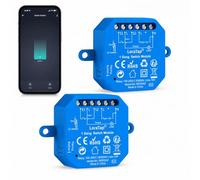 LoraTap Relay Smart Switch: Compatible with Wall Switches - 2.4G WLAN without Hub - App Remote Control & Timer - Alexa/Google Voice Control - 100-250V AC 10A - Intelligent Lighting Retrofit