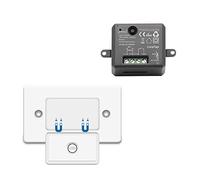 LoraTap Wireless Light Switch with Remote Control, Wireless Clean Contact Button, Pulse Relay Module for Door Opener and Automatic Gate 100-250V
