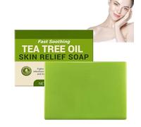 Loravey Relief Soap Bar,Loravey Tea Tree Oil Soap,Herbal Cleansing Soaps for Shower and Bath,Plant-Based Cleansing S/oap with Essential Oils for Daily Skin Care,Gentle Purifying Tea Tree Soaps