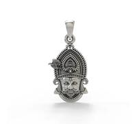 Lord Baba Khatu Shyam Locket for Good Health & Wealth, God Baba Khatu Shyam Baba Ji Pendant for Men & Women | Khatu Shyam Ji Religious Pendant Locket, Haare Ka Sahara, Teen Baan Dhaari By Indian