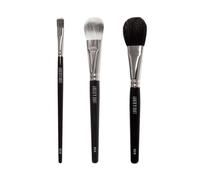 Lord&Berry Brushes Kit 3 Face Brushes 170g in Black Lord&Berry Black