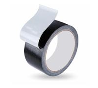 LORD C Duct Tape 10METER BLACK Waterproof Heavy Duty Super Sticky Strong Adhesive Gaffa Cloth Tapes Permanent Reinforced For Repair Crafts Indoor Outdoor Use Water Resistant