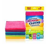 LORD C Microfiber Cleaning Cloth For Kitchen Bacterial Cloths Anti For Polishing Washing And dry Dusting To Clean Car wet dry Bathroom glass kitchen mirrors mix colours Washable And Reusable Pack (7)