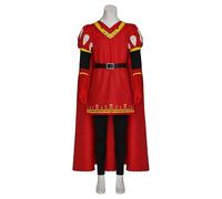 Lord Farquaad Cosplay Costume Shrek-Inspired Noble Knight Outfit | Perfect for Conventions & Halloween red/gold L