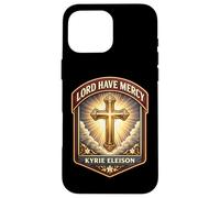 Lord Have Mercy Kyrie Eleison Christian God Jesus Christ Case for iPhone 16 Pro Max