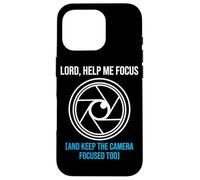 Lord Help Me Focus Camera Operator Church Media Videographer Case for iPhone 16 Pro