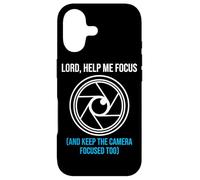 Lord Help Me Focus Camera Operator Church Media Videographer Case for iPhone 17