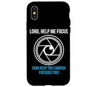 Lord Help Me Focus Camera Operator Church Media Videographer Case for iPhone X/XS