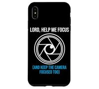 Lord Help Me Focus Camera Operator Church Media Videographer Case for iPhone XS Max