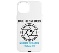 Lord Help Me Focus Camera Operator Church Videographer Case for iPhone 15 Plus