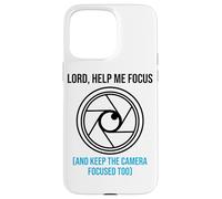 Lord Help Me Focus Camera Operator Church Videographer Case for iPhone 15 Pro Max