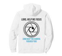 Lord Help Me Focus Camera Operator Church Videographer Pullover Hoodie
