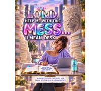 Lord Help Me With This Mess, I Mean Desk: A God-Centered Work Notebook for Tasks, Meeting Notes & Everyday Office Chaos