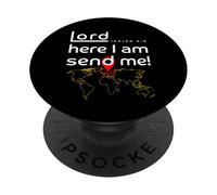 Lord Here I Am Send Me Isaiah 6:8 PopSockets Adhesive PopGrip