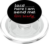 Lord here I am Send Me Isaiah 6:8 PopSockets PopGrip for MagSafe