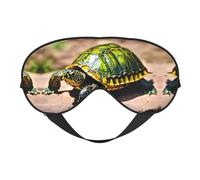 Lord Howe Island Sea Turtle Breathable Adjustable Eye Mask Effective Shading Blindfold for Sleeping with Elastic Strap