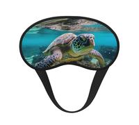 Lord Howe Island Sea Turtle Print Adults Soft Washable Eye Mask for Light Blocking Nap Face Sleeping Travel Cover