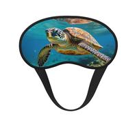 Lord Howe Island Sea Turtle Print Adults Washable Eye Mask for Sleeping Light Blocking Nap for Night Rest Cover