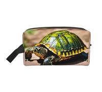 Lord Howe Island Sea Turtle Print Portable Travel Toiletry Storage Bag Large Capacity 600D Polyester Cosmetic Storage Bag