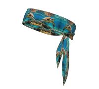 Lord Howe Island Sea Turtle Print Sports Head Tie,Adjustable Sports Headband for Sports, Fitness, Working Out, Yoga