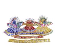 Lord Jagannath Balabhadra Subhadra Dress Set (8 Inch Idol Dress)