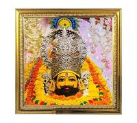 Lord Khatu Shyam India God Photo Frame for Pooja| Hindu Bhagwan Devi Devta Photo| God Photo Frames| Wall Decor Photo 5.4 Inches