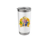 Lord Krishna and Devi Radha Hindu Deity Meditation Stainless Steel Insulated Tumbler